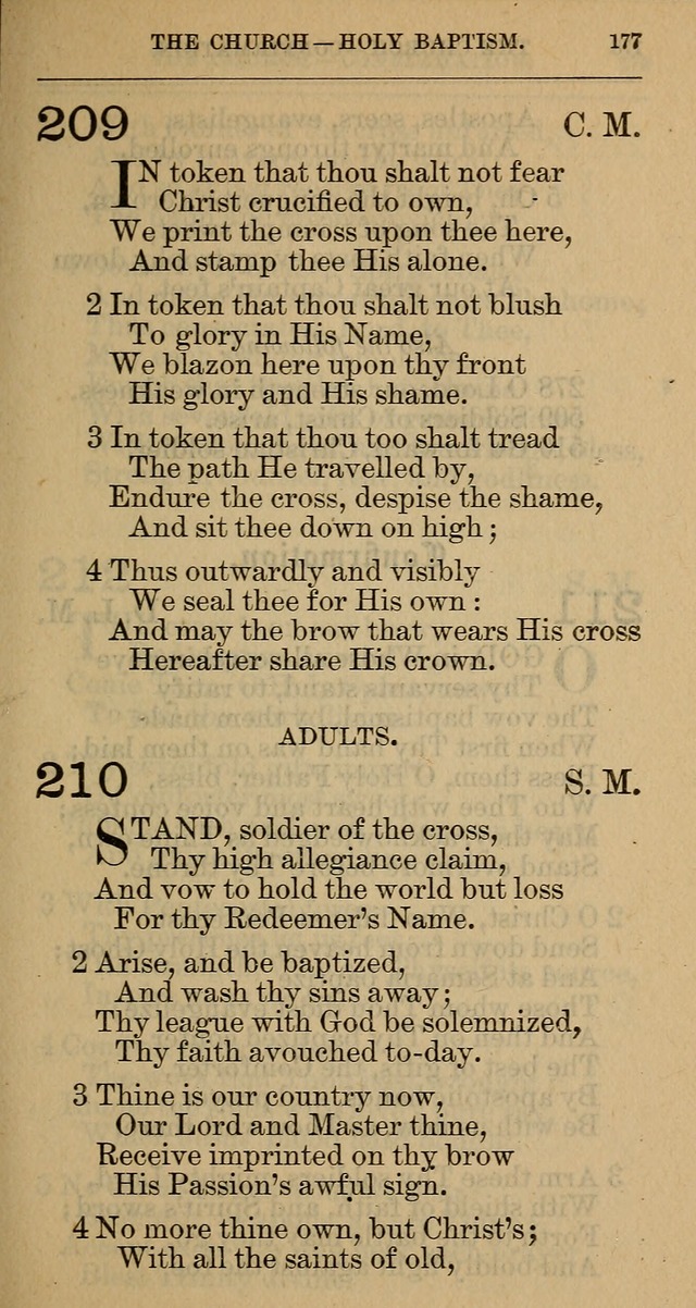 The Hymnal: revised and enlarged as adopted by the General Convention of the Protestant Episcopal Church in the United States of America in the year of our Lord 1892 page 190