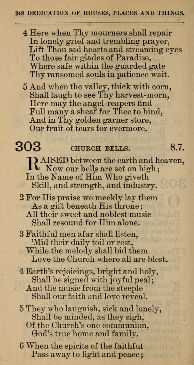 The Hymnal: revised and enlarged as adopted by the General Convention of the Protestant Episcopal Church in the United States of America in the year of our Lord 1892 page 261