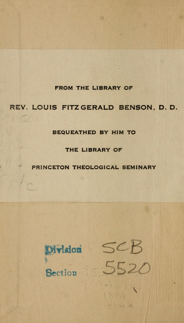 The Hymnal: revised and enlarged as adopted by the General Convention of the Protestant Episcopal Church in the United States of America in the year of our Lord 1892 page 3