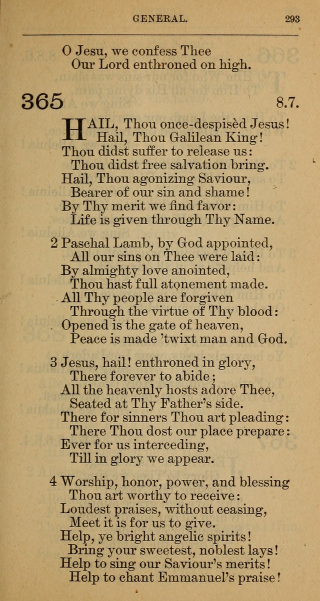 The Hymnal: revised and enlarged as adopted by the General Convention of the Protestant Episcopal Church in the United States of America in the year of our Lord 1892 page 306