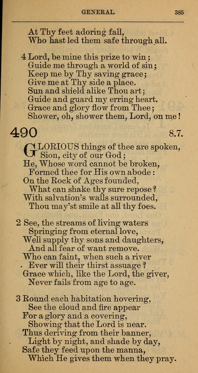 The Hymnal: revised and enlarged as adopted by the General Convention of the Protestant Episcopal Church in the United States of America in the year of our Lord 1892 page 398