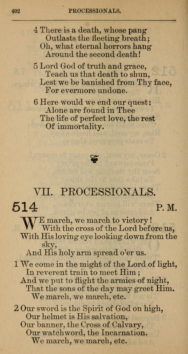 The Hymnal: revised and enlarged as adopted by the General Convention of the Protestant Episcopal Church in the United States of America in the year of our Lord 1892 page 415