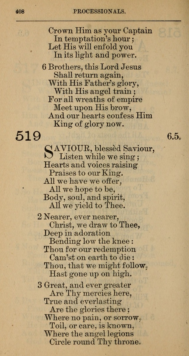 The Hymnal: revised and enlarged as adopted by the General Convention of the Protestant Episcopal Church in the United States of America in the year of our Lord 1892 page 421