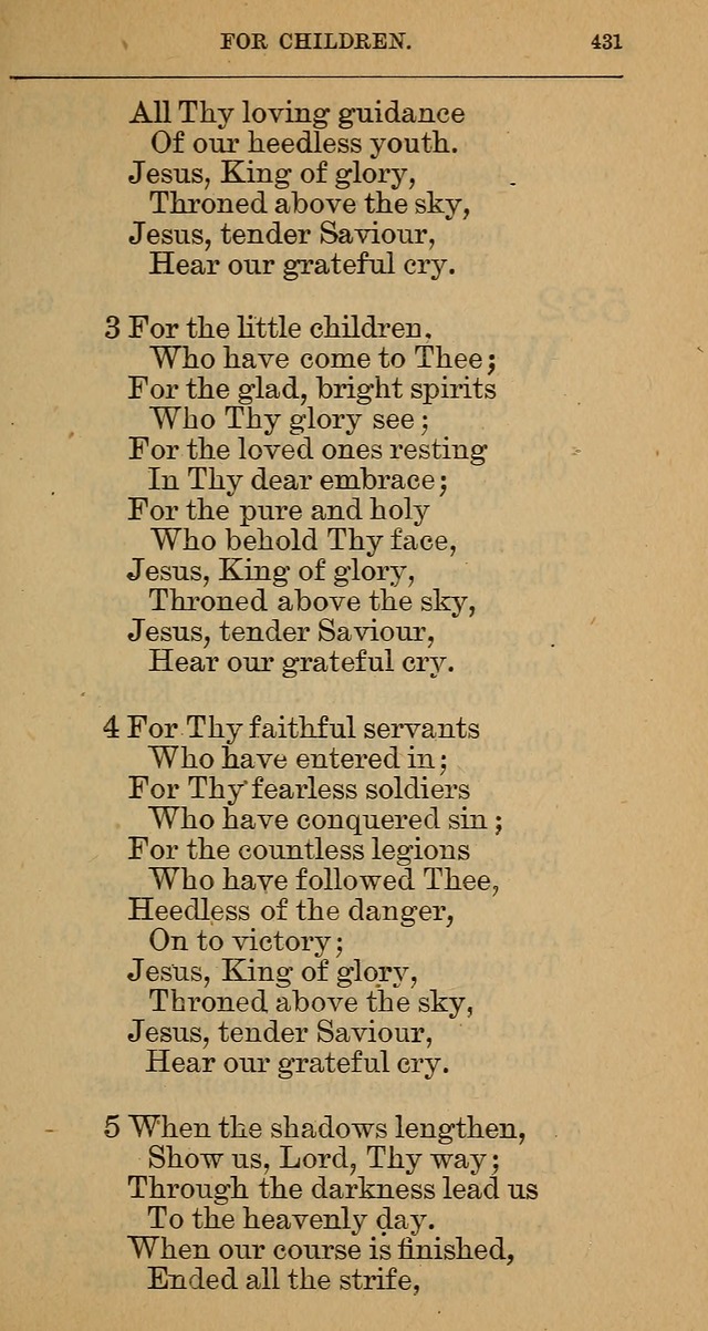 The Hymnal: revised and enlarged as adopted by the General Convention of the Protestant Episcopal Church in the United States of America in the year of our Lord 1892 page 444