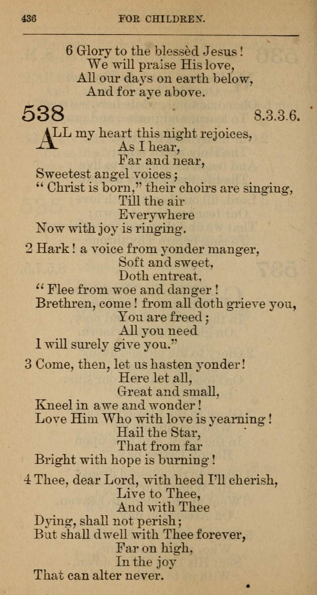 The Hymnal: revised and enlarged as adopted by the General Convention of the Protestant Episcopal Church in the United States of America in the year of our Lord 1892 page 449