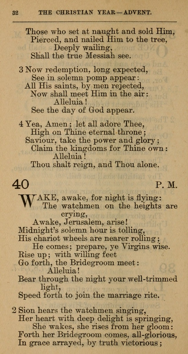 The Hymnal: revised and enlarged as adopted by the General Convention of the Protestant Episcopal Church in the United States of America in the year of our Lord 1892 page 45