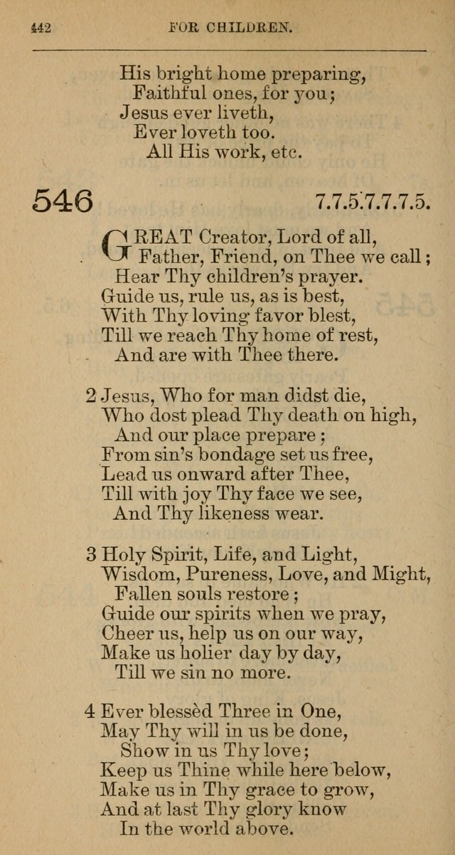 The Hymnal: revised and enlarged as adopted by the General Convention of the Protestant Episcopal Church in the United States of America in the year of our Lord 1892 page 455