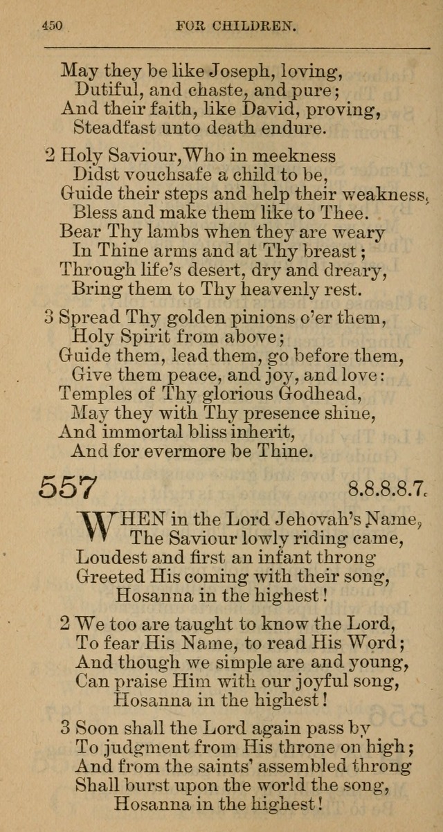 The Hymnal: revised and enlarged as adopted by the General Convention of the Protestant Episcopal Church in the United States of America in the year of our Lord 1892 page 463