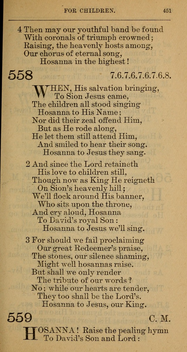 The Hymnal: revised and enlarged as adopted by the General Convention of the Protestant Episcopal Church in the United States of America in the year of our Lord 1892 page 464