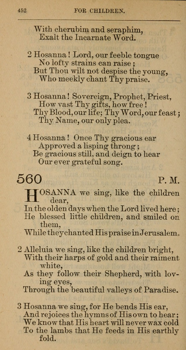 The Hymnal: revised and enlarged as adopted by the General Convention of the Protestant Episcopal Church in the United States of America in the year of our Lord 1892 page 465