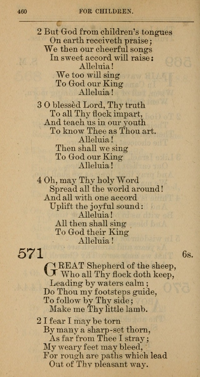 The Hymnal: revised and enlarged as adopted by the General Convention of the Protestant Episcopal Church in the United States of America in the year of our Lord 1892 page 473