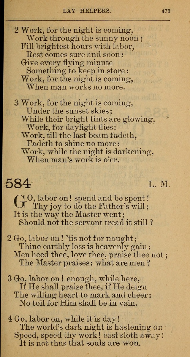 The Hymnal: revised and enlarged as adopted by the General Convention of the Protestant Episcopal Church in the United States of America in the year of our Lord 1892 page 484