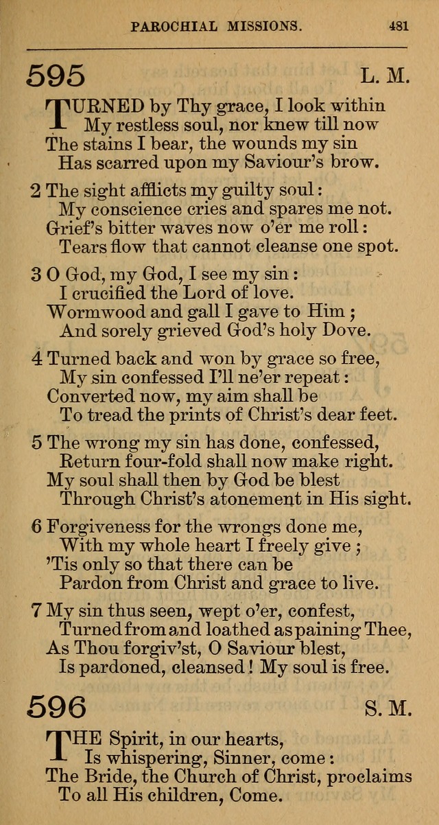 The Hymnal: revised and enlarged as adopted by the General Convention of the Protestant Episcopal Church in the United States of America in the year of our Lord 1892 page 494