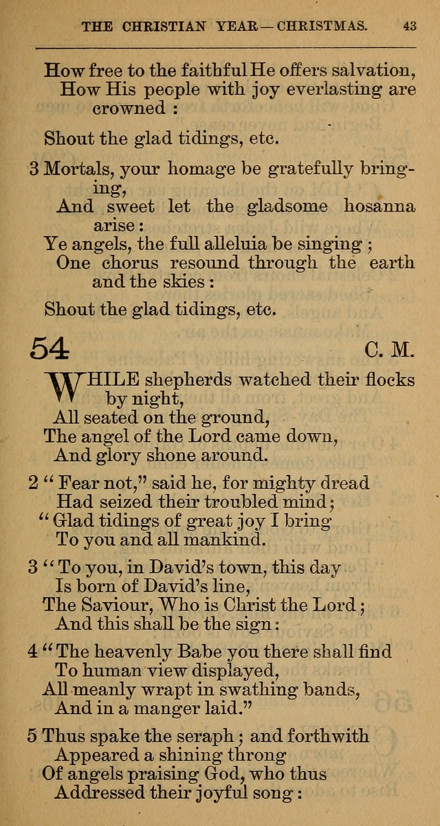 The Hymnal: revised and enlarged as adopted by the General Convention of the Protestant Episcopal Church in the United States of America in the year of our Lord 1892 page 56