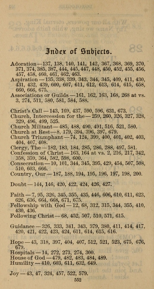 The Hymnal: revised and enlarged as adopted by the General Convention of the Protestant Episcopal Church in the United States of America in the year of our Lord 1892 page 565