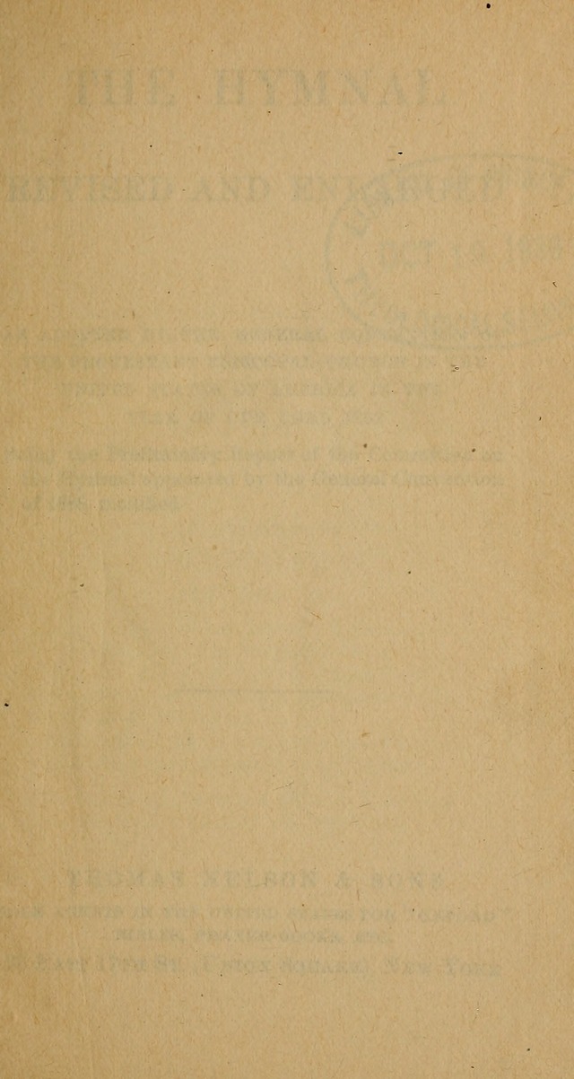 The Hymnal: revised and enlarged as adopted by the General Convention of the Protestant Episcopal Church in the United States of America in the year of our Lord 1892 page 6