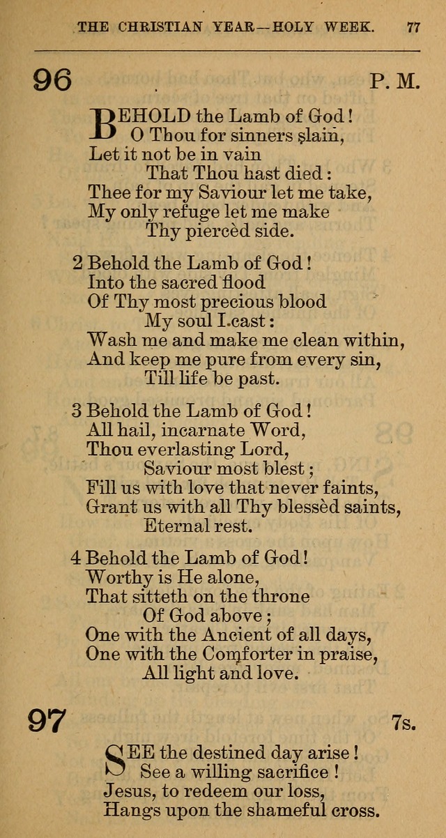 The Hymnal: revised and enlarged as adopted by the General Convention of the Protestant Episcopal Church in the United States of America in the year of our Lord 1892 page 90