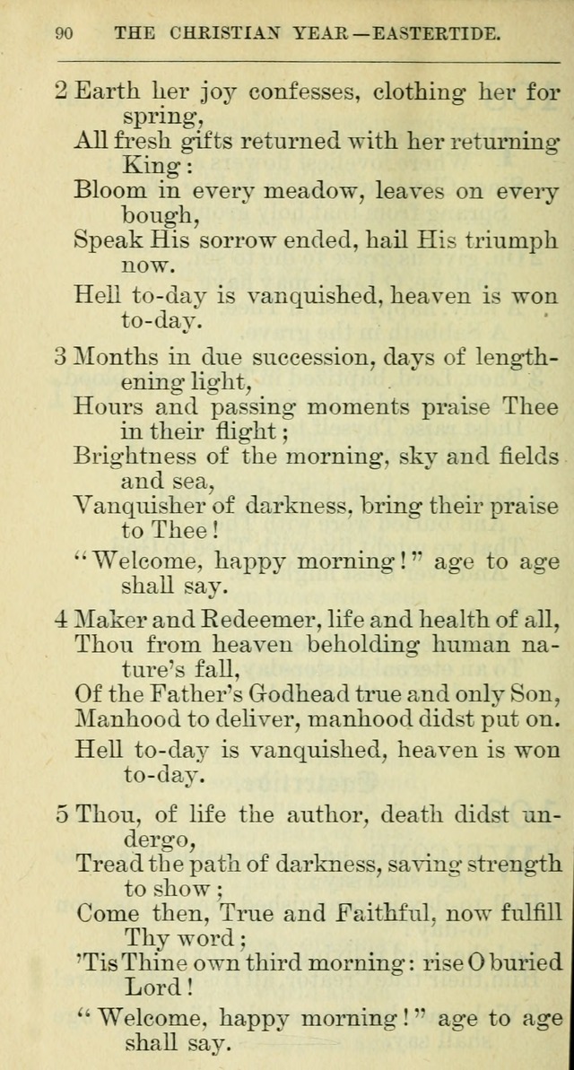 The hymnal: revised and enlarged as adopted by the General Convention of the Protestant Episcopal Church in the United States of America in the year of our Lord 1892 page 103