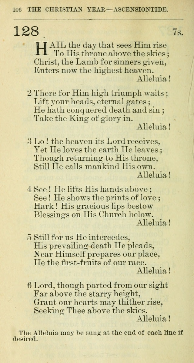 The hymnal: revised and enlarged as adopted by the General Convention of the Protestant Episcopal Church in the United States of America in the year of our Lord 1892 page 119