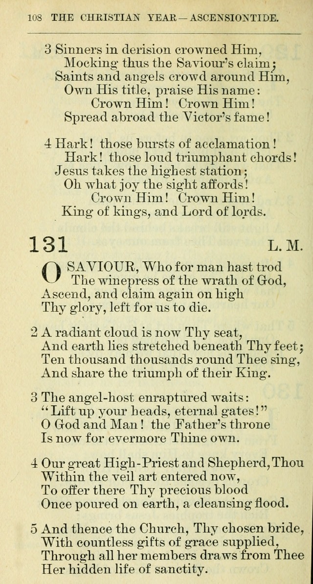 The hymnal: revised and enlarged as adopted by the General Convention of the Protestant Episcopal Church in the United States of America in the year of our Lord 1892 page 121