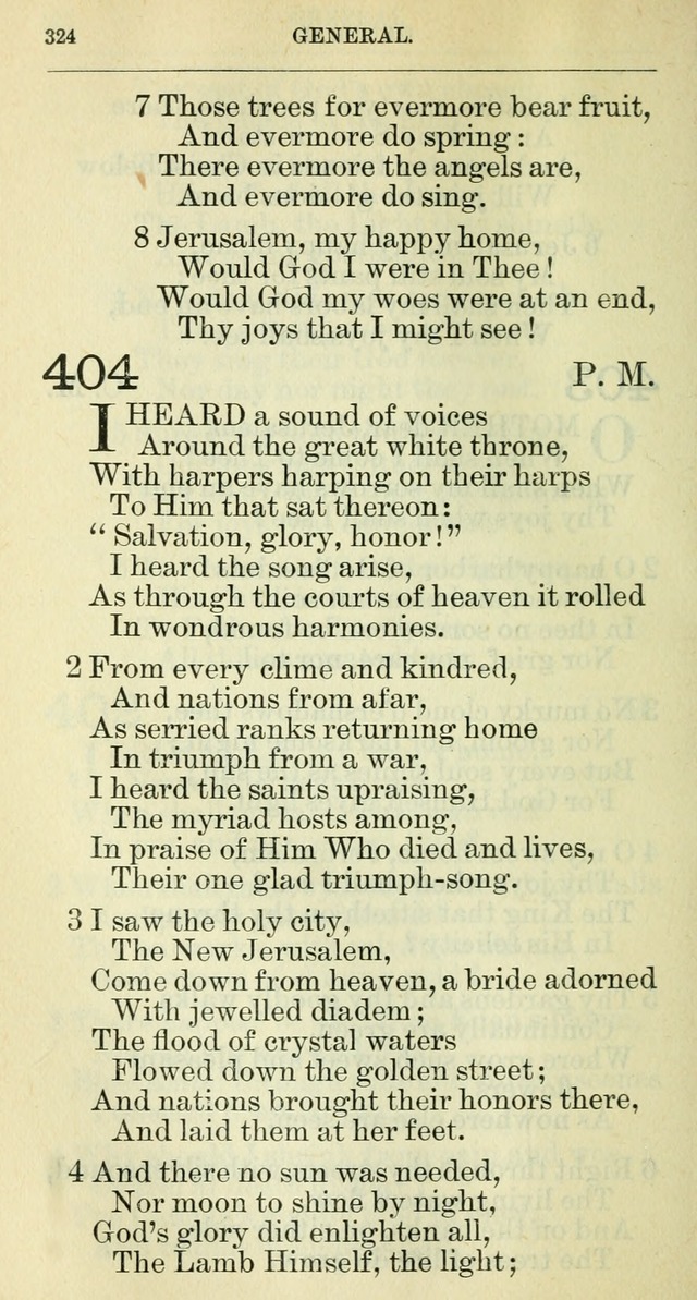 The hymnal: revised and enlarged as adopted by the General Convention of the Protestant Episcopal Church in the United States of America in the year of our Lord 1892 page 337