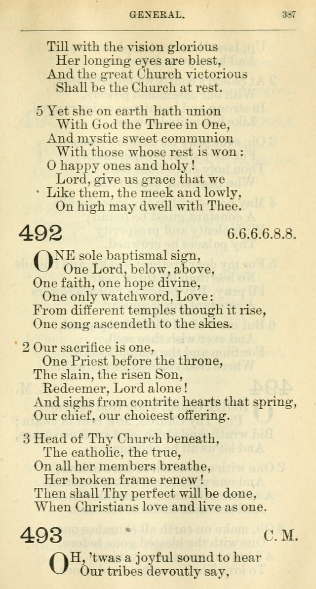 The hymnal: revised and enlarged as adopted by the General Convention of the Protestant Episcopal Church in the United States of America in the year of our Lord 1892 page 400