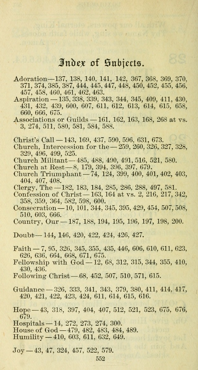 The hymnal: revised and enlarged as adopted by the General Convention of the Protestant Episcopal Church in the United States of America in the year of our Lord 1892 page 565