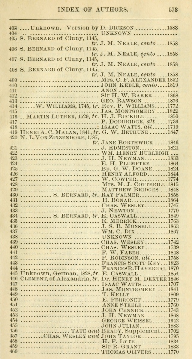 The hymnal: revised and enlarged as adopted by the General Convention of the Protestant Episcopal Church in the United States of America in the year of our Lord 1892 page 586