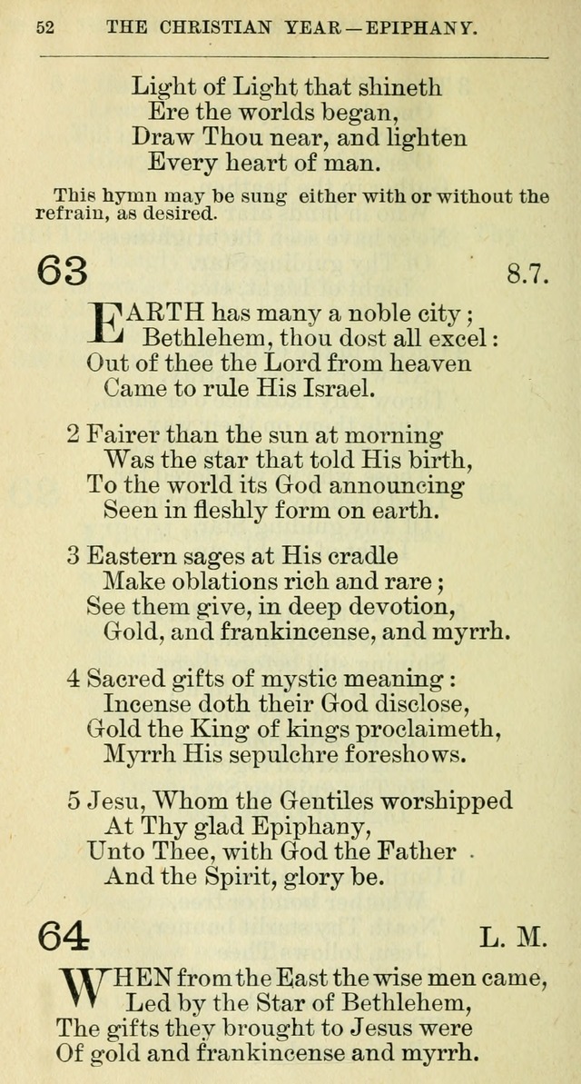 The hymnal: revised and enlarged as adopted by the General Convention of the Protestant Episcopal Church in the United States of America in the year of our Lord 1892 page 65