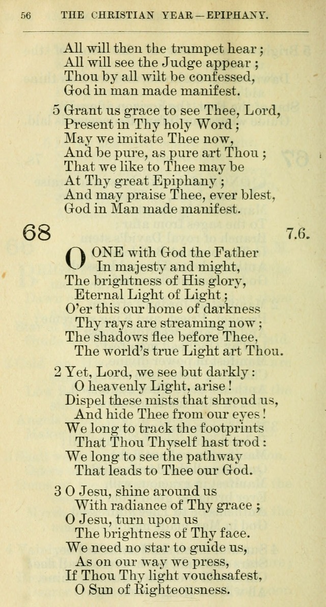 The hymnal: revised and enlarged as adopted by the General Convention of the Protestant Episcopal Church in the United States of America in the year of our Lord 1892 page 69