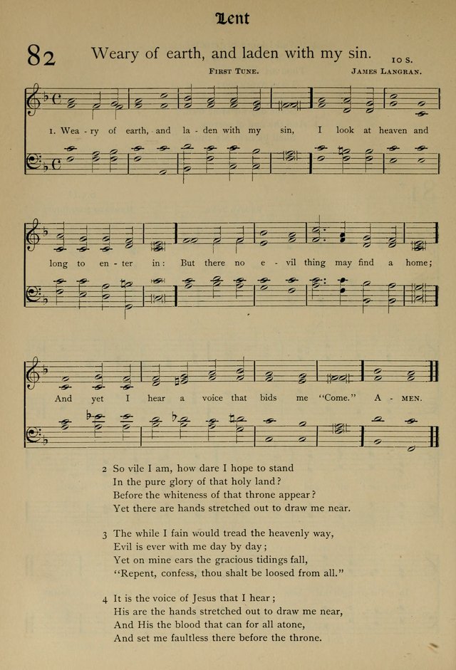 The Hymnal, Revised and Enlarged, as adopted by the General Convention of the Protestant Episcopal Church in the United States of America in the year of our Lord 1892 page 111