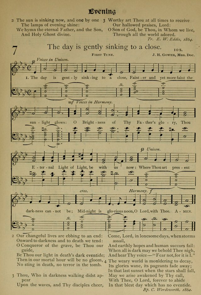 The Hymnal, Revised and Enlarged, as adopted by the General Convention of the Protestant Episcopal Church in the United States of America in the year of our Lord 1892 page 20