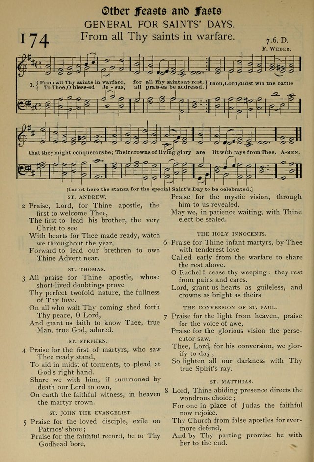 The Hymnal, Revised and Enlarged, as adopted by the General Convention of the Protestant Episcopal Church in the United States of America in the year of our Lord 1892 page 211