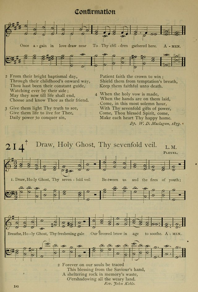 The Hymnal, Revised and Enlarged, as adopted by the General Convention of the Protestant Episcopal Church in the United States of America in the year of our Lord 1892 page 254