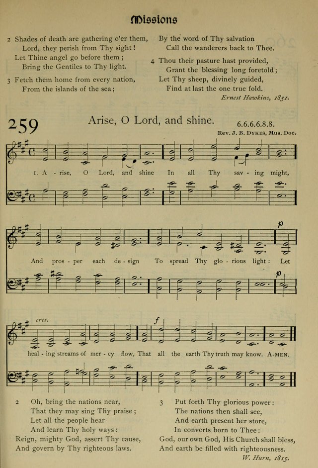 The Hymnal, Revised and Enlarged, as adopted by the General Convention of the Protestant Episcopal Church in the United States of America in the year of our Lord 1892 page 306