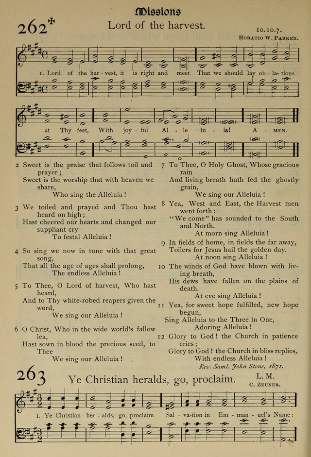 The Hymnal, Revised and Enlarged, as adopted by the General Convention of the Protestant Episcopal Church in the United States of America in the year of our Lord 1892 page 309