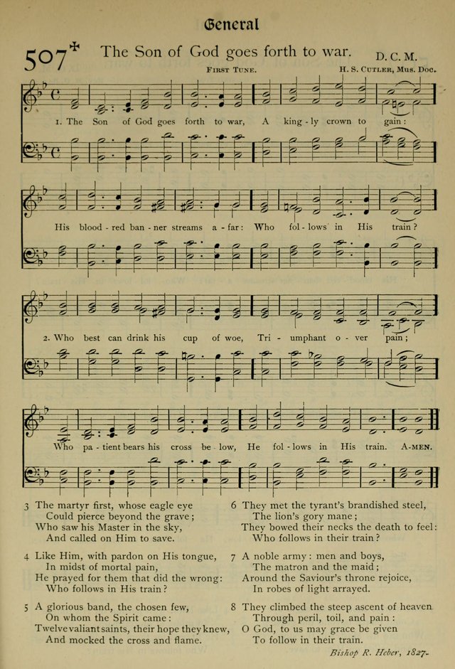 The Hymnal, Revised and Enlarged, as adopted by the General Convention of the Protestant Episcopal Church in the United States of America in the year of our Lord 1892 page 582