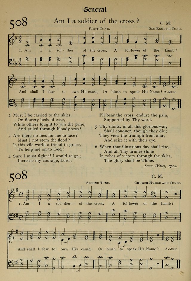 The Hymnal, Revised and Enlarged, as adopted by the General Convention of the Protestant Episcopal Church in the United States of America in the year of our Lord 1892 page 585