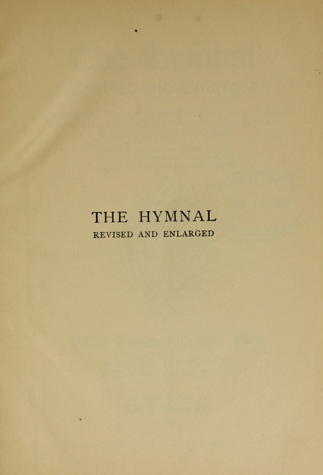 The Hymnal, Revised and Enlarged, as adopted by the General Convention of the Protestant Episcopal Church in the United States of America in the year of our Lord 1892 page 6