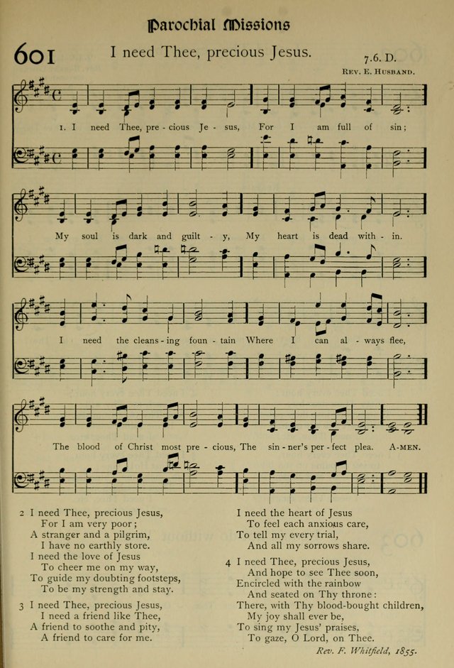 The Hymnal, Revised and Enlarged, as adopted by the General Convention of the Protestant Episcopal Church in the United States of America in the year of our Lord 1892 page 704