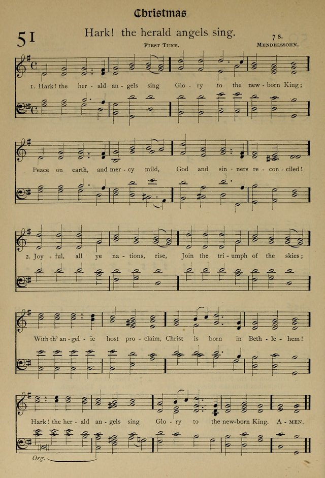 The Hymnal, Revised and Enlarged, as adopted by the General Convention of the Protestant Episcopal Church in the United States of America in the year of our Lord 1892 page 73