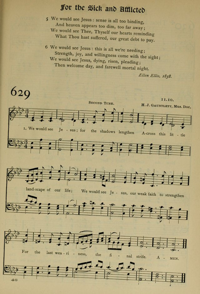 The Hymnal, Revised and Enlarged, as adopted by the General Convention of the Protestant Episcopal Church in the United States of America in the year of our Lord 1892 page 734