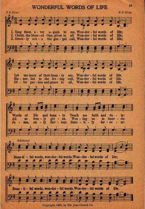 Homer Rodeheaver Gospel Hymns page 26