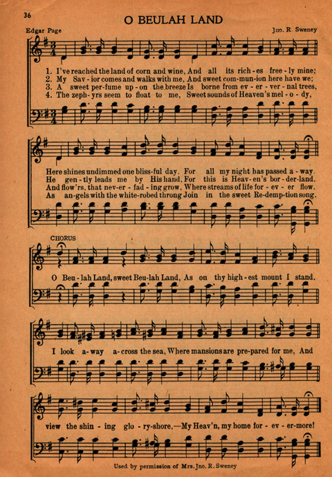 Homer Rodeheaver Gospel Hymns page 29