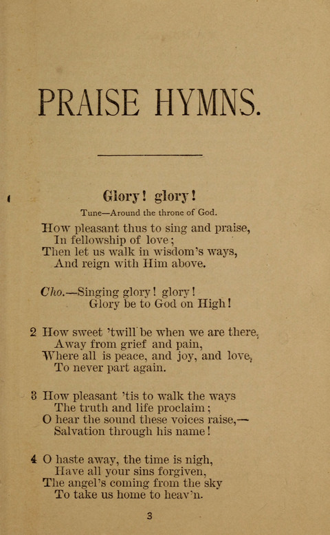 Heavenly Recruit Praise Hymns page 3