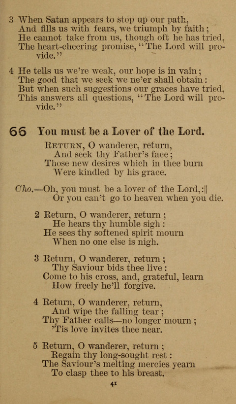 Heavenly Recruit Praise Hymns page 41