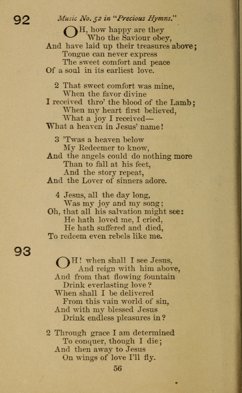 Heavenly Recruit Praise Hymns page 56