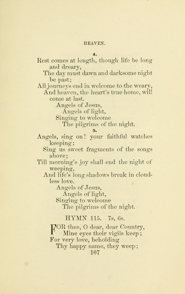 Hymns Recommended for use in the Reformed Episcopal Church page 114