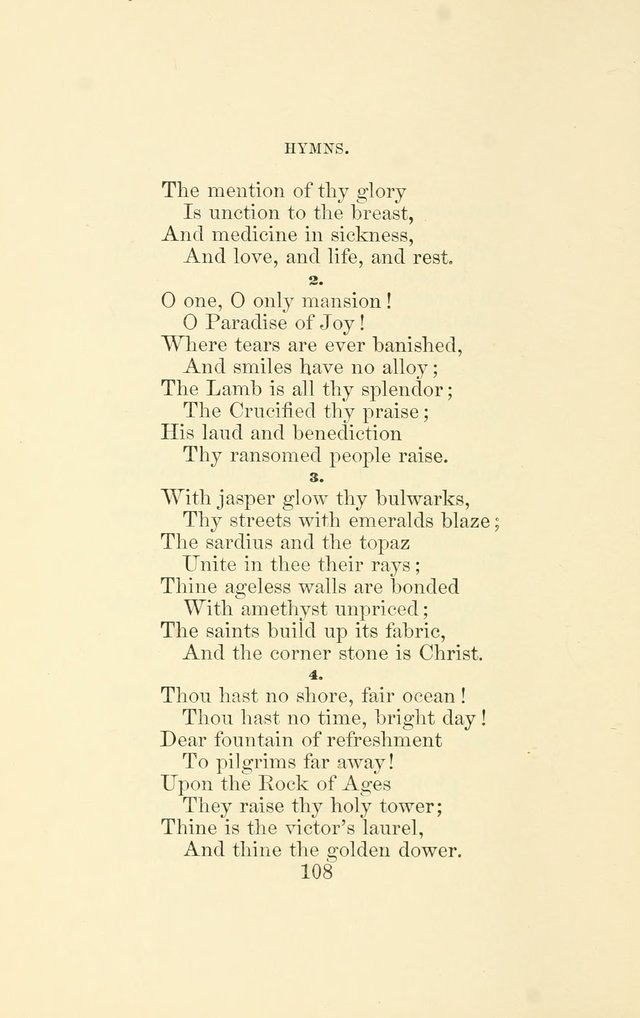 Hymns Recommended for use in the Reformed Episcopal Church page 115