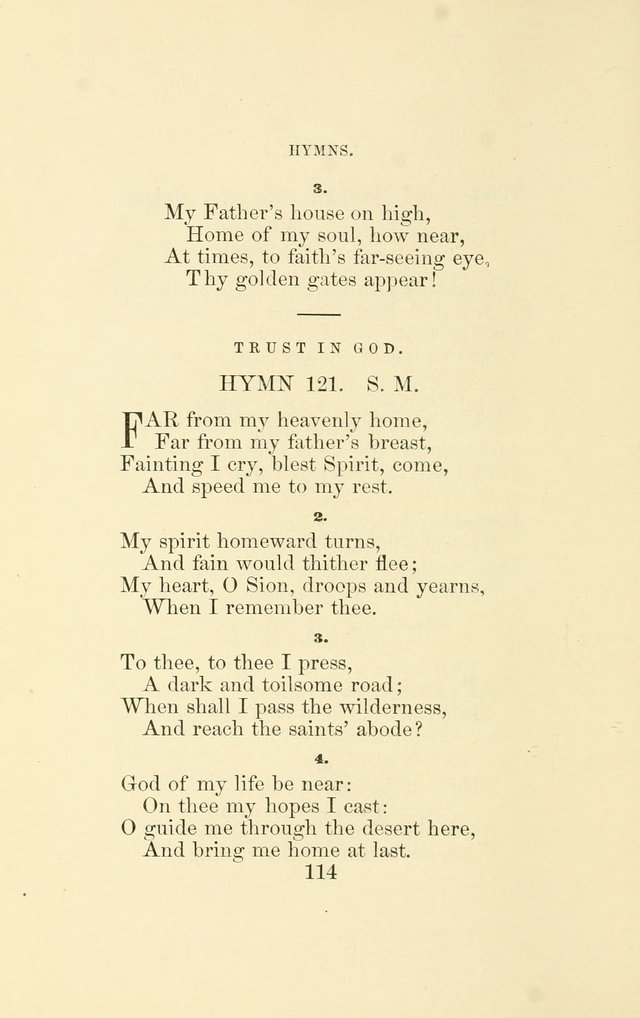 Hymns Recommended for use in the Reformed Episcopal Church page 121